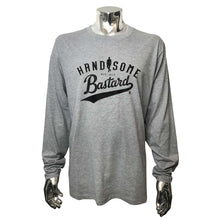 Load image into Gallery viewer, Men's long sleeve t-shirt by Handsome Bastard - Grey