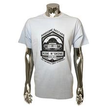 Load image into Gallery viewer, Ride 'n' Shine men's graphic t-shirt by Handsome Bastard - Front