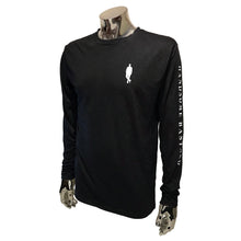 Load image into Gallery viewer, Men's long sleeve polyester t-shirt by Handsome Bastard - Black