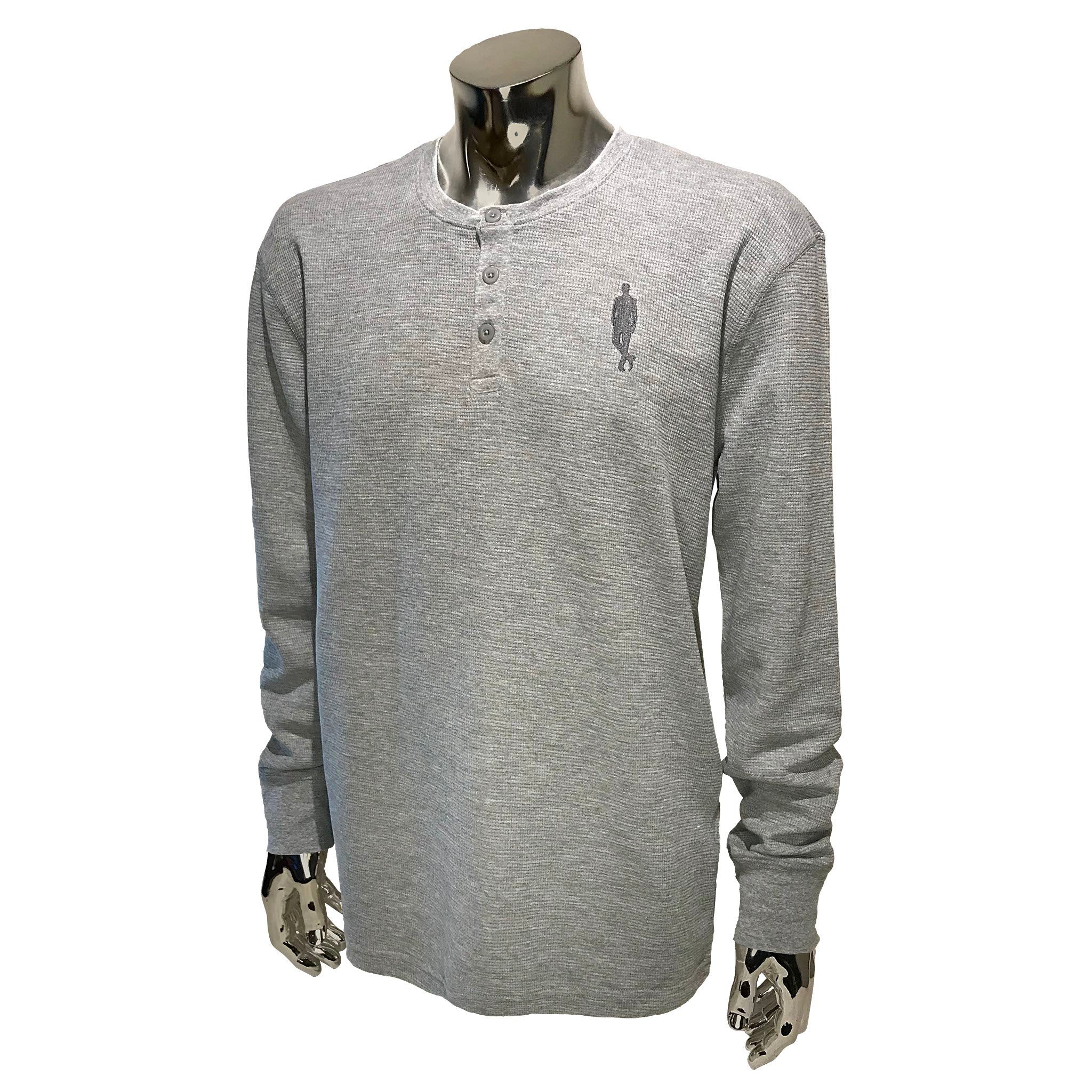 BADBLOOD]Beyond Soft Henley Neck Long Sleeve - Tobacco 男女